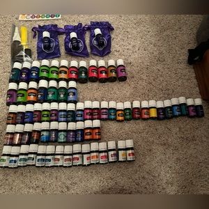 Young Living Essential Oil And Miscellaneous Items PLEASE SEE ALL PICS!
